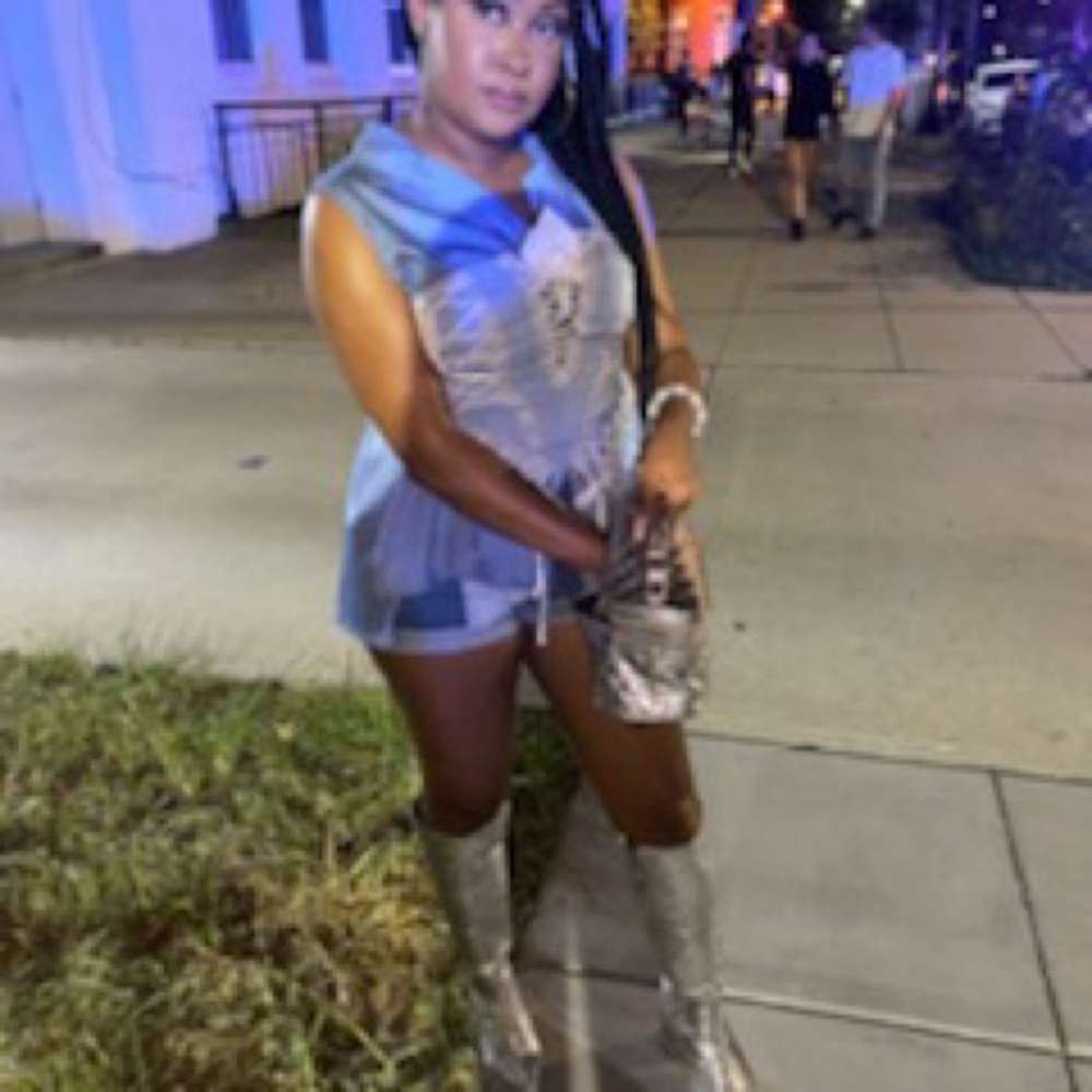 Denim shorts